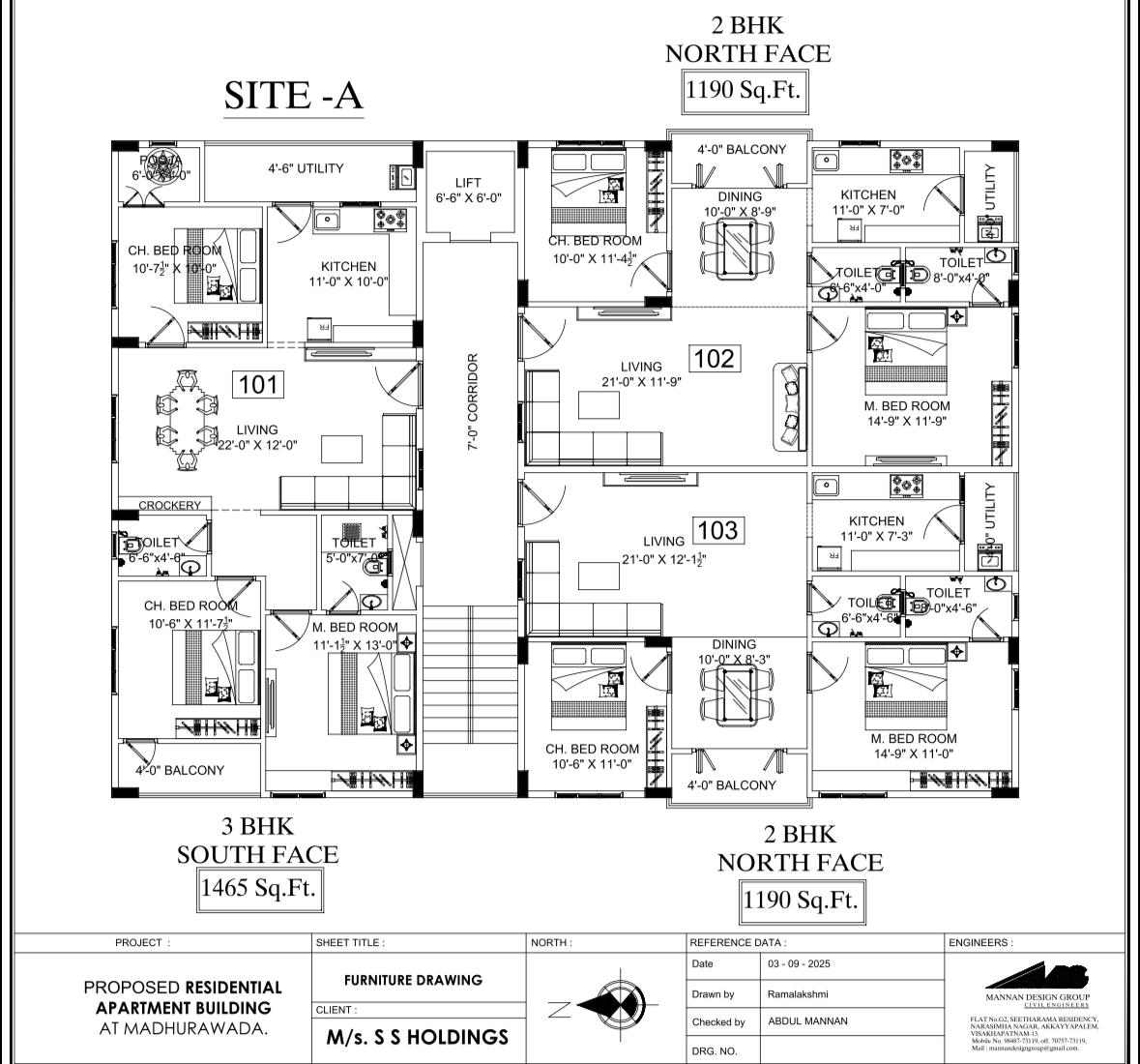 SS Courtyard floor plan